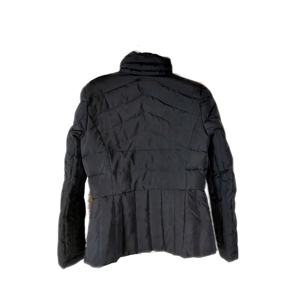 Kenneth Cole Reaction Womens Black Zip Down Puffer Jacket Sz XS - Picture 8 of 8